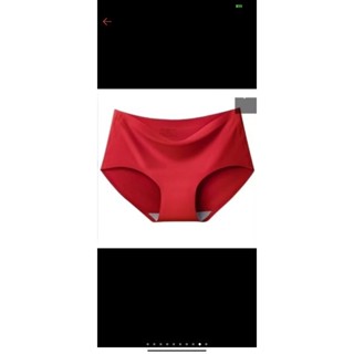 紅色尺吋XL冰絲涼感無痕運動女內褲
