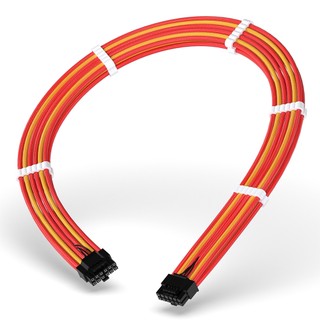 EZDIY-FAB 16AWG PCI-e5.0 12VHPWR/ 12V2X6 PSU編織線公對公頭60cm(特殊色)
