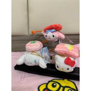 三麗鷗 壽司款 凱蒂貓 kitty 美樂蒂 大耳狗 娃娃 絨毛玩具 玩偶 3吋吊飾娃娃 KT扮壽司款 吊飾娃娃 掛飾