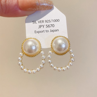 ❤️vivi飾品❤️無耳洞 復古宮廷風珍珠夾式耳環