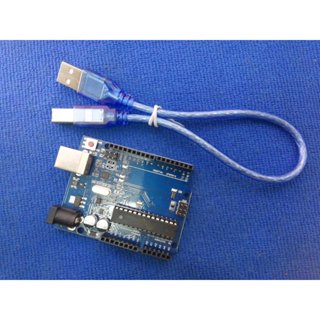 Arduino UNO R3 (ATMEGA16U2) 開發板 + USB線 (相容ARDUINO版)