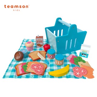 【Teamson Kids】木製小廚師野餐露營遊戲玩具組