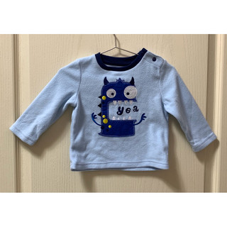 二手童裝/NET baby小怪獸Fleece刷毛長袖上衣/6-12M/70cm
