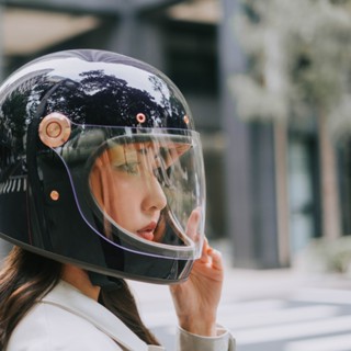 最美全罩式安全帽 特選涼感布料 復古精緻 偉士牌 Vespa 重機 全罩安全帽 Moder 可拆洗 安全認證 舒服
