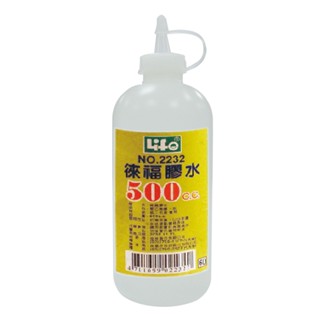 享亮文具樂園｜【Life 徠福】500cc膠水補充液 膠水 補充膠水 黏貼 黏著劑 美勞勞作 DIY NO.2232