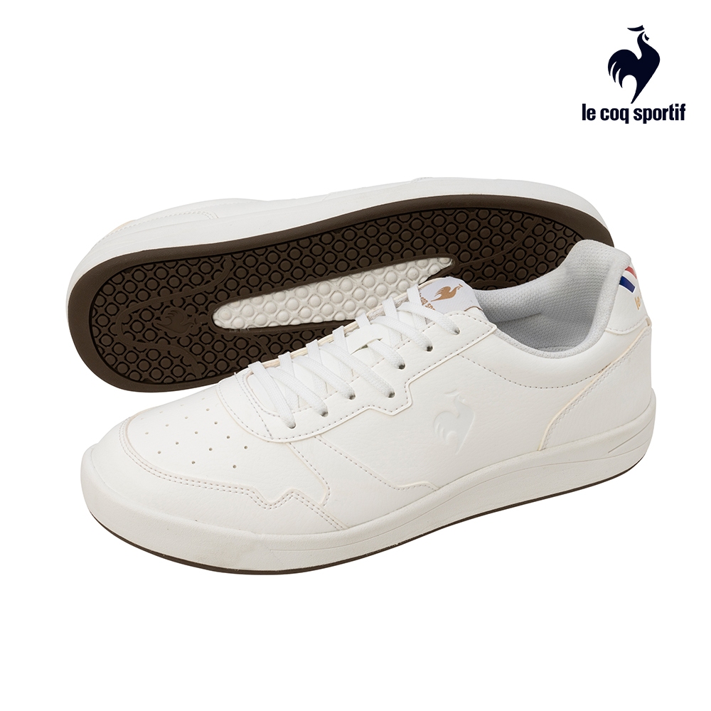 【LE COQ SPORTIF 法國公雞】網路獨家GRANDESTCLII運動鞋休閒鞋-男女款-白色-LJU73295