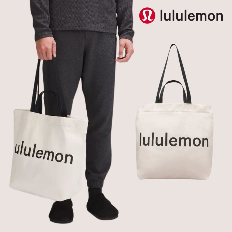 【other more 特選潮流】現貨 加拿大運動第一品牌 LULULEMON 雙手挽帆布手提袋 17L