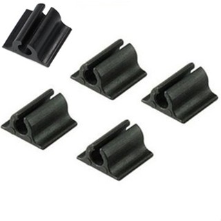 日本AMON收線理線器背膠黏貼式點煙器擴充器用DIY配線固定座(5入) 3433