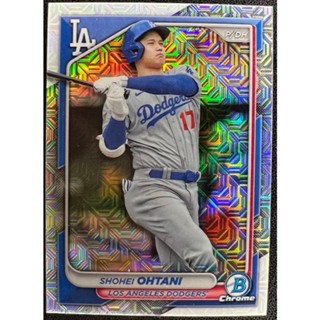 MLB球員卡 道奇隊 Shohei Ohtani 大谷翔平 2024 Bowman Chrome Mega Box 亮面
