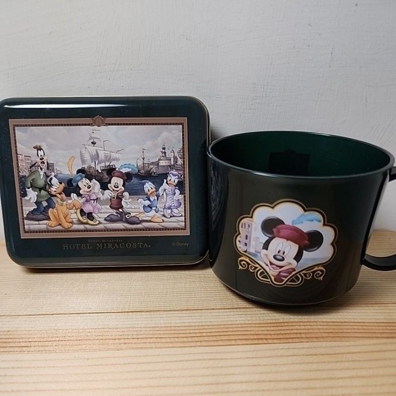 東京迪士尼飯店 海洋 備品 備品 鐵盒 杯子