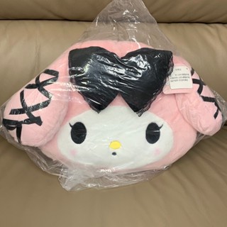 正版 三麗鷗 美樂蒂 宴會系列 絨毛娃娃 抱枕 靠墊 長約46cm