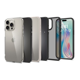 Spigen iPhone 16/15/Plus/Pro/Pro/16e Max Ultra Hybrid軍規防摔殼