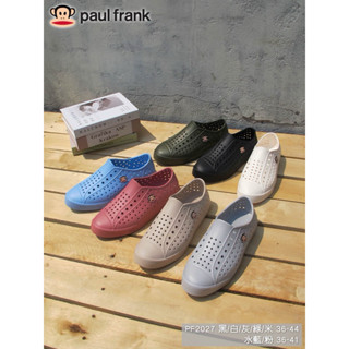 ［康美佳鞋城］免運男女情侶款Paul frank大嘴猴洞洞鞋 PF-2027一體成型防水透氣雨天必備款