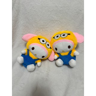 [夾太多]20cm 美樂蒂變裝小小兵 三麗鷗 眼鏡帽 絨毛玩具 玩偶 娃娃