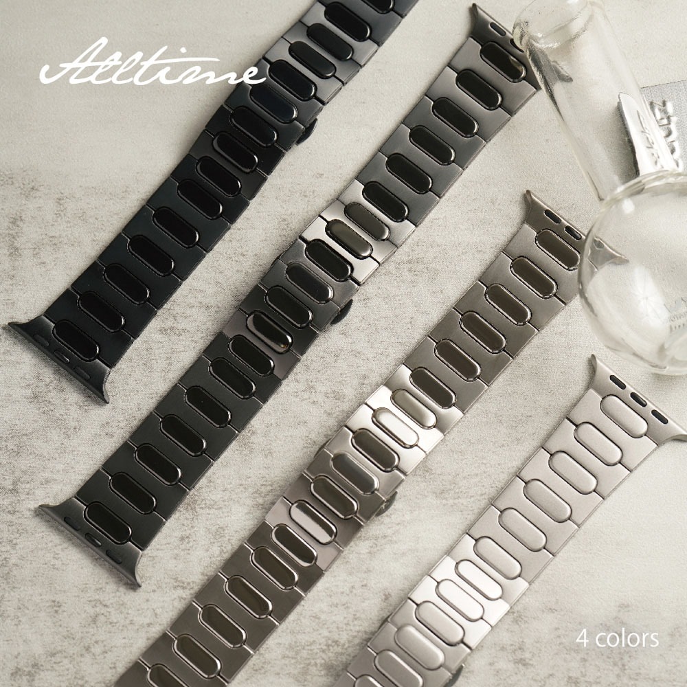 【太空金屬-鈦Ti】新貨到!!! AllTi22 艙型i字鈦合金 Apple watch通用錶帶 Ultra S10