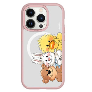 【TOXOXO】Suzy's Zoo梨花熊itzy與夥伴們 極光霧透MagSafe防摔 iPhone手機殼 現貨販售中🎉