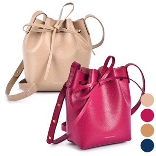 Mansur Gavriel Saffiano防刮皮革Mini Mini斜揹包 水桶包(任選)690002