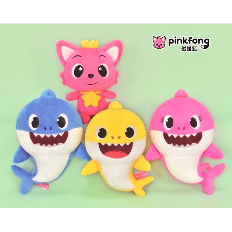 鯊魚寶寶(音樂款) 正版授權鯊魚寶寶娃娃 鯊魚寶寶(音樂款) 鯊魚寶寶玩偶 碰碰狐