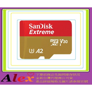 SanDisk Extreme Micro SDXC MicroSD 256G 256GB U3 A2記憶卡