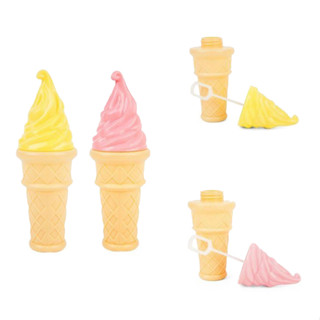 SUNNYLIFE Ice Cream Bubbles Assorted 冰淇淋造型吹泡泡 - 黃