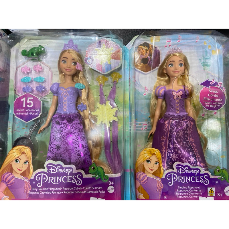 Disney Princess 迪士尼公主-/變色長髮樂佩公主/音樂歌唱娃娃樂佩公主/盒損