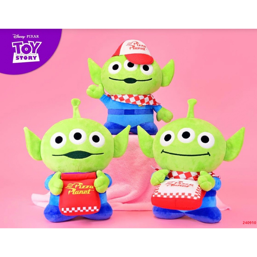 三眼怪美食外送系列布偶 三眼怪外送娃娃 三眼怪娃娃 三眼怪美食外送款 三眼怪外送員 外送員三眼怪 玩具總動員美食外送系列