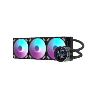 darkFlash 大飛 Nebula DN360S 一體式水冷 LCD 黑色 水冷散熱器 (支援15代腳位) 五年保固