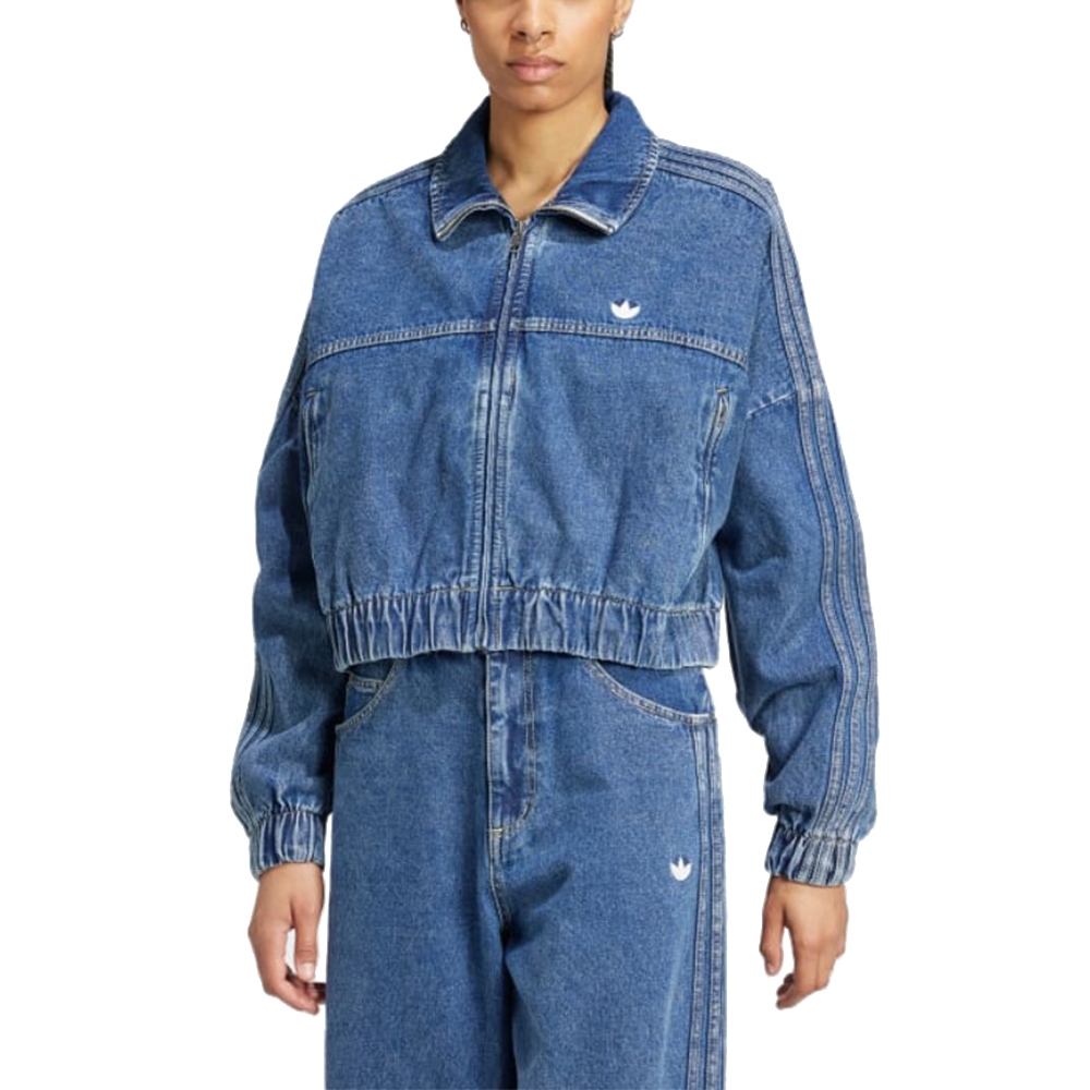 ADIDAS 女 P ESS DENIM T 牛仔外套 - IW5762