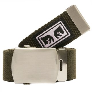 OBEY 100050026-TLF BIG BOY WEB BELT 帆布 腰帶 (茶葉色) 化學原宿