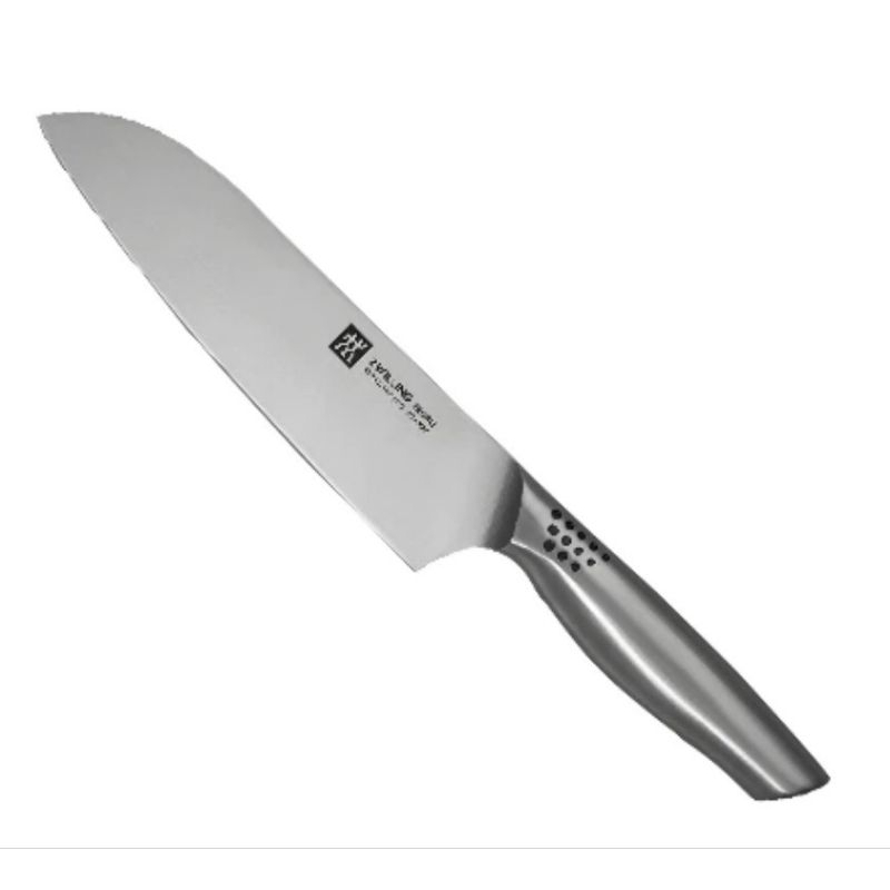 【德國雙人牌】5號 日式廚刀18cm 全不鏽鋼一體成型 全長約31cm 二手良品