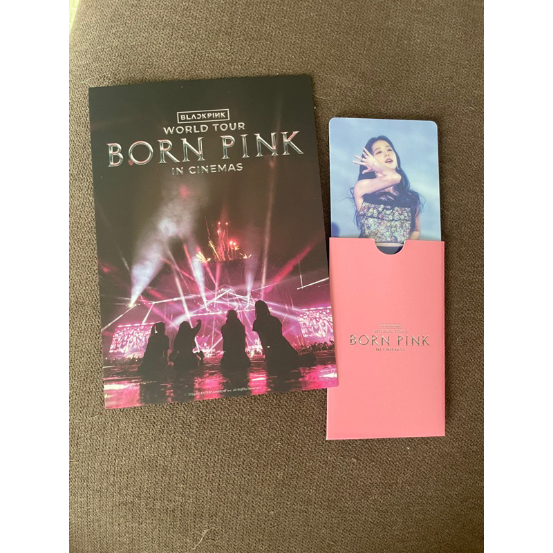 Blackpink電影小卡jisoo含明信片