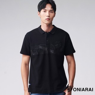BLUE WAY 鬼洗 ONIARAI - 男款 極致戶外拼接等高線POLO衫
