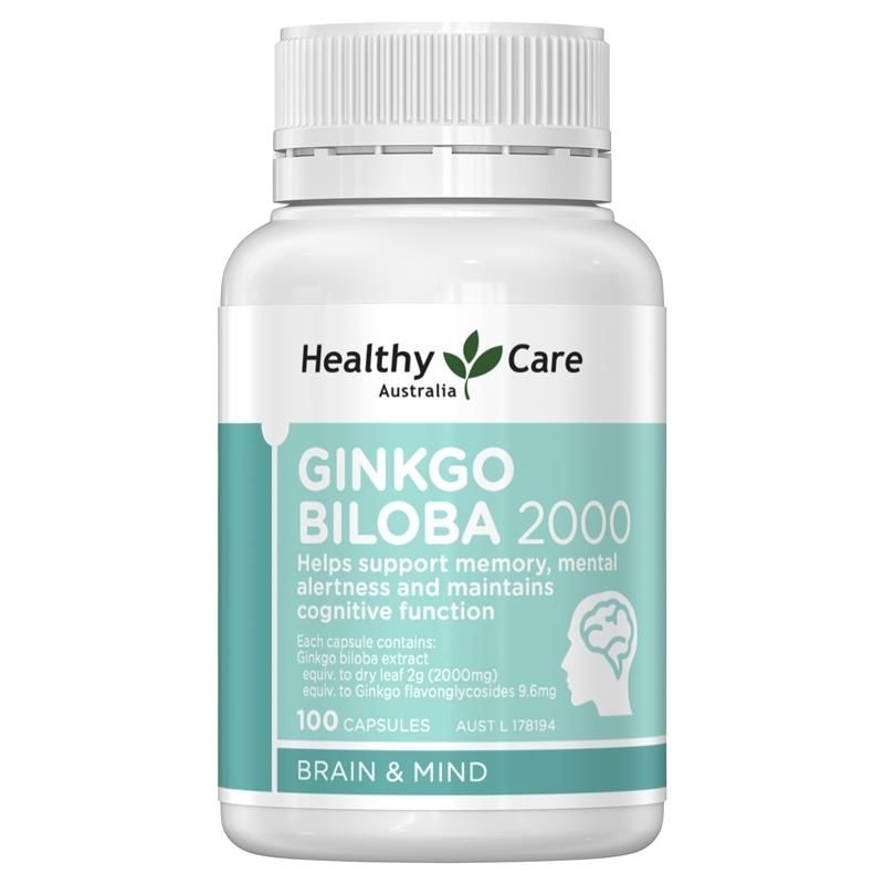 (現貨）🇦🇺 澳洲 Healthy Care 銀杏 100粒