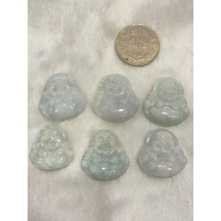 玉彌勒佛吊墜 緬甸玉A貨 翡翠 水頭讚 料子好 礦缺惜售 一次6尊