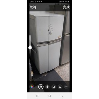 二手中古120-140公升小雙門冰箱，保固3個月，請詢問