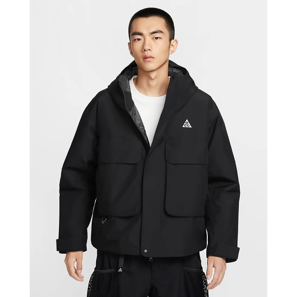 全新Nike ACG PRIMALOFT 黑色 連帽保暖夾克防寒羽絨夾克 外套 Nikelab FV8682
