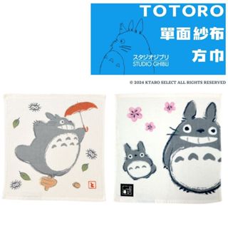 純棉方巾 日本製 現貨【Marushin丸真】今治純棉 吉卜力 龍貓 單面紗布方巾 日本方巾 TOTORO 豆豆龍