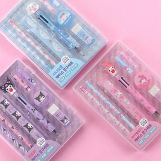 現貨 韓國正品代購®️三麗鷗 Sanrio 酷洛米 大耳狗 美樂蒂 學童鉛筆文具組 鉛筆 鉛筆蓋 文具組