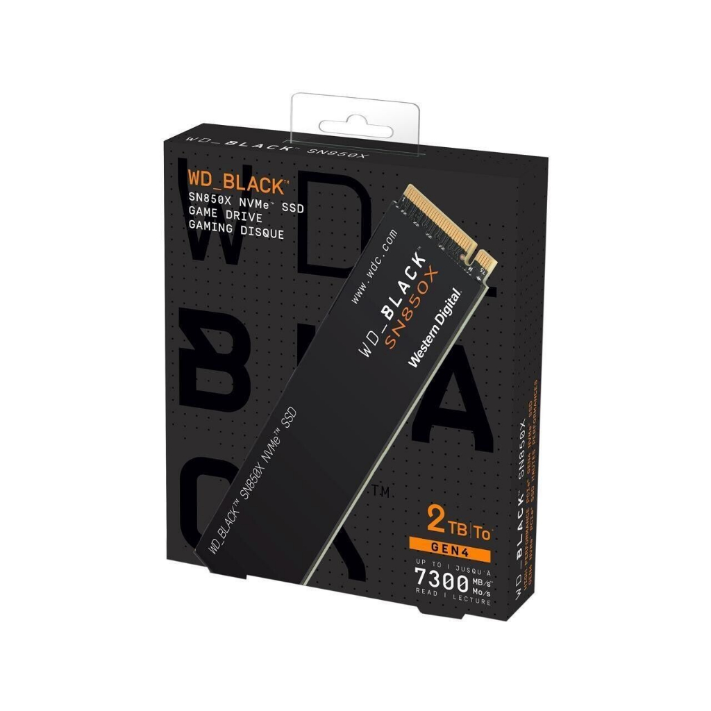 WD 黑標 SN850X 2TB M.2 NVMe PCIe SSD固態硬碟