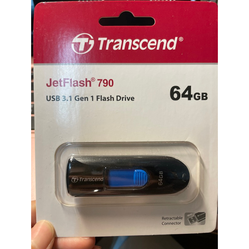 創見 JetFlash 790 64GB(黑) 隨身碟