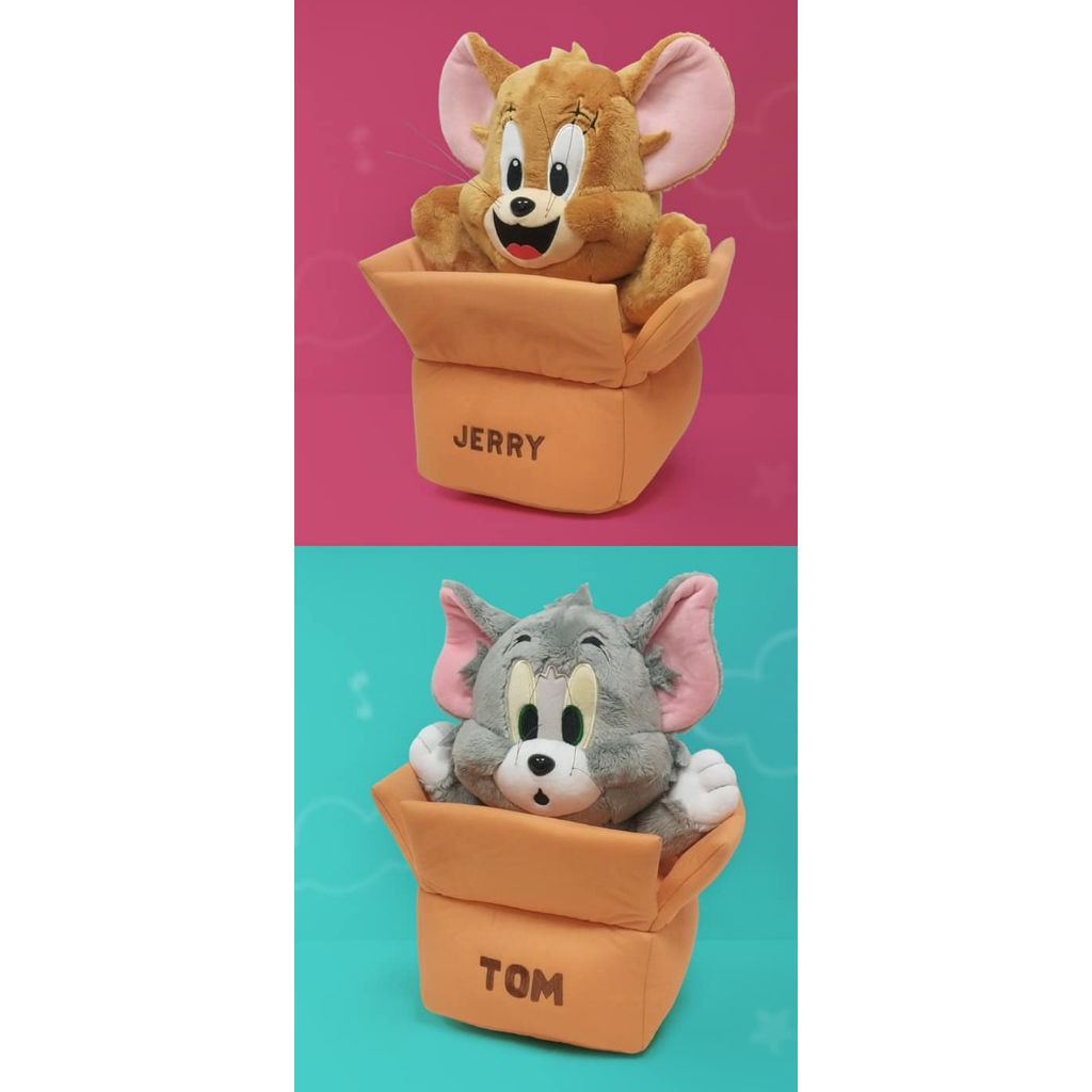 湯姆貓與傑利鼠 紙箱湯姆貓與傑利鼠 紙箱湯姆貓 傑利鼠娃娃 紙箱傑利鼠 代客包裝禮＿