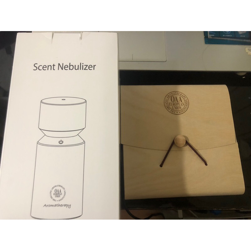 （全新現貨）Scent Nebulizer無水精油擴香儀/ 香薰機 +10瓶精油