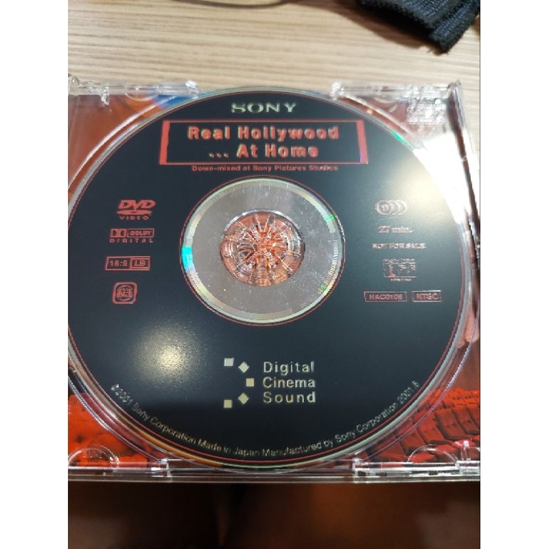 sony real Hollywood at home DVD 二手展示片電影配樂產生