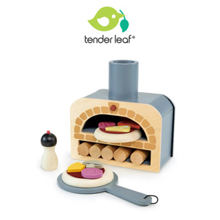 美國【Tender Leaf】窯烤披薩組 木質玩具 木頭玩具 兒童玩具 扮家家酒玩具 ｜翔盛國際baby888
