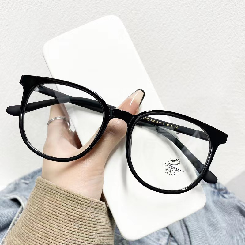 🍁智慧眼鏡🍁超輕大框顯瘦TR90近視眼鏡 男女同款可配度數眼鏡 防藍光平光鏡 男款眼鏡框架眼鏡 可配散光防藍光眼鏡