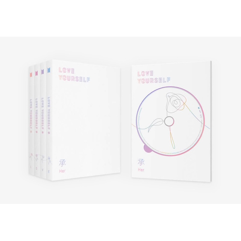 BTS LOVE YOURSELF 承 HER 專輯 空專 二手