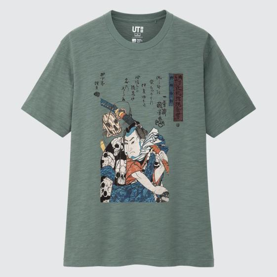 優衣褲Uniqlo - 浮世繪(東京上野 台灣現貨)国芳もやう正札附現金男 歌川国芳