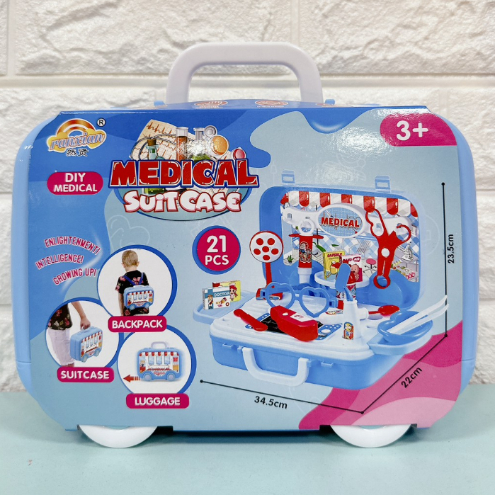 醫具手提盒 兒童醫具組玩具 可揹 家家酒玩具  醫生道具 外出攜帶方便 可手提 528-8