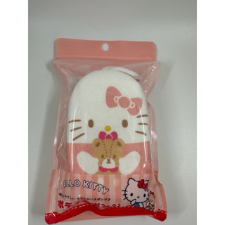 日本帶回 現貨 三麗鷗 Hello Kitty 造型 沐浴棉 沐浴海綿 洗澡海綿