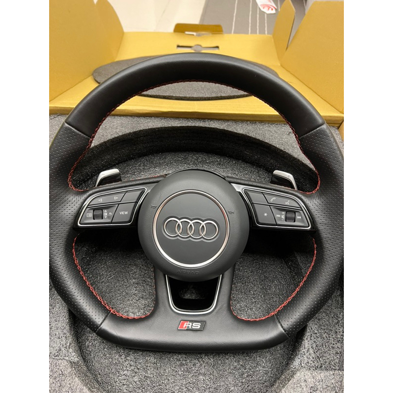 售:Audi 奧迪 RS D把方向盤. RS換檔撥片